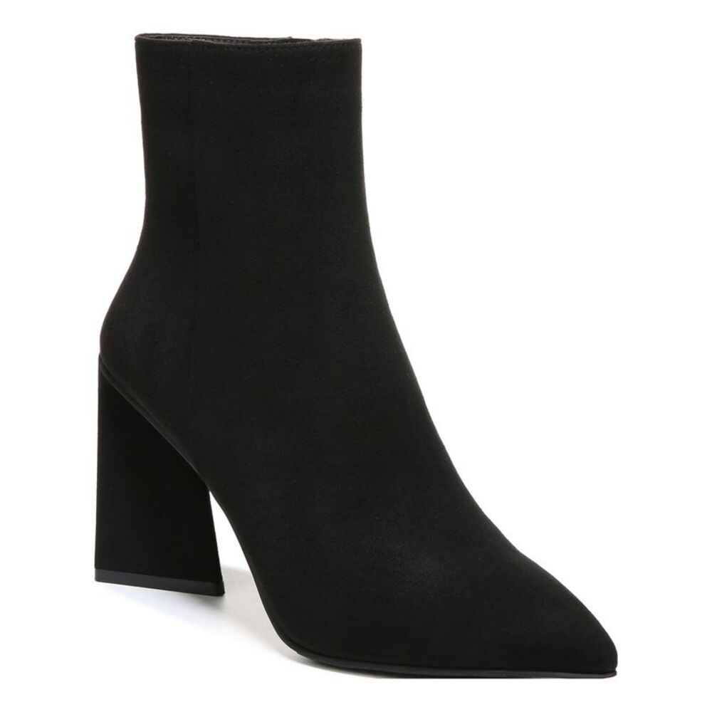 BAR III Womens Black Comfort Asya Pointed Toe Sculpted Heel Heeled Boots 8 M